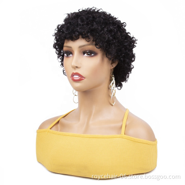 Aliexpress Overnight Delivery 8 inch Mongolian Virgin Remy Deep Wave Human Hair Short Celebrity Party Wig